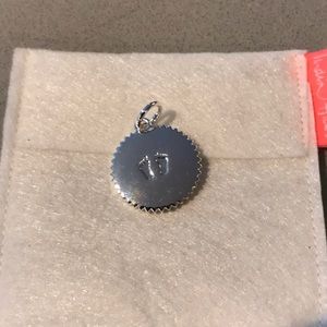 India Hicks Baby Footprint Token Silver